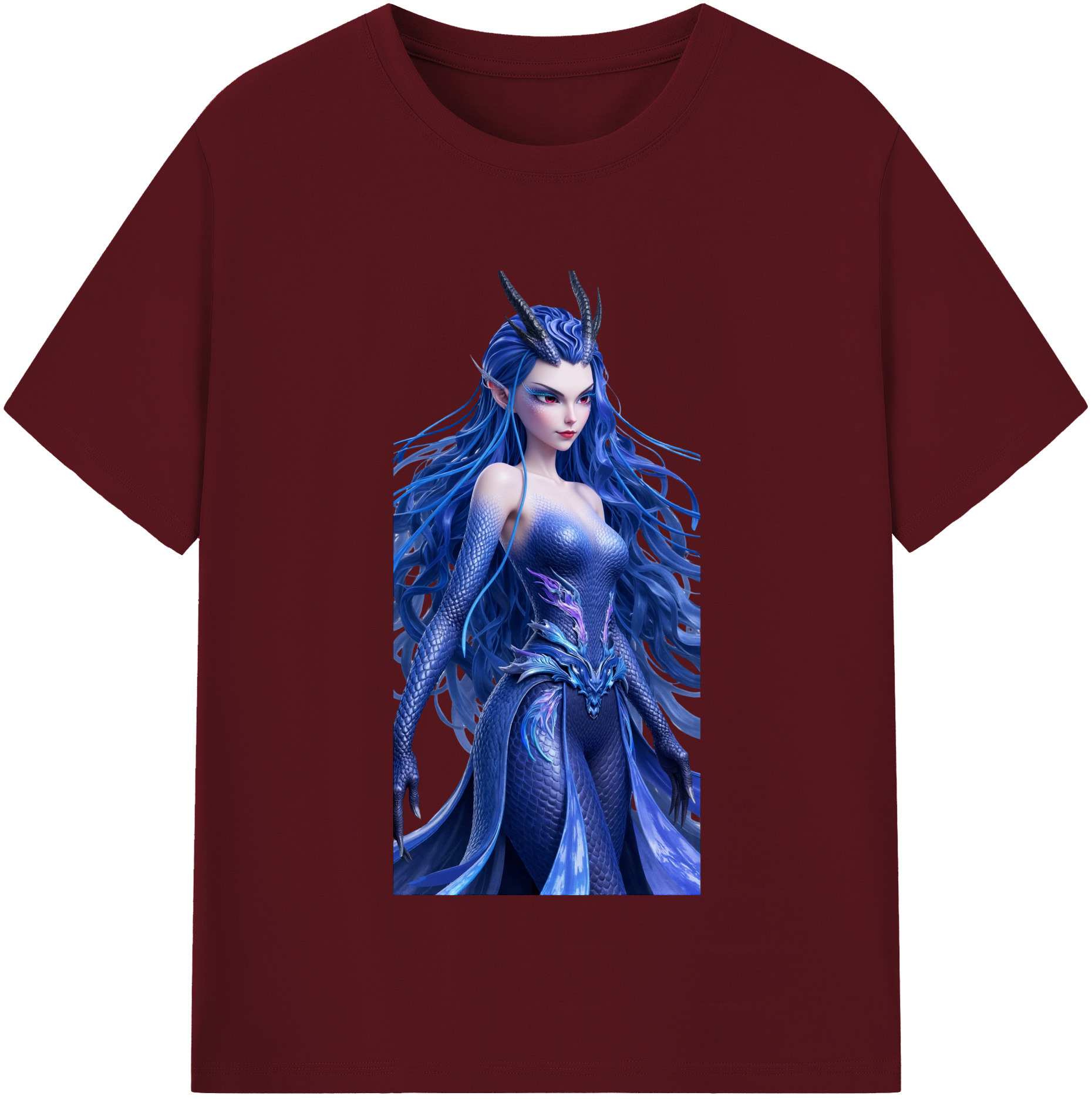 （画像用） Ne Zha 2 ナタ 魔童の大暴れ 綿100％半袖Tシャツ（フロントプリント）